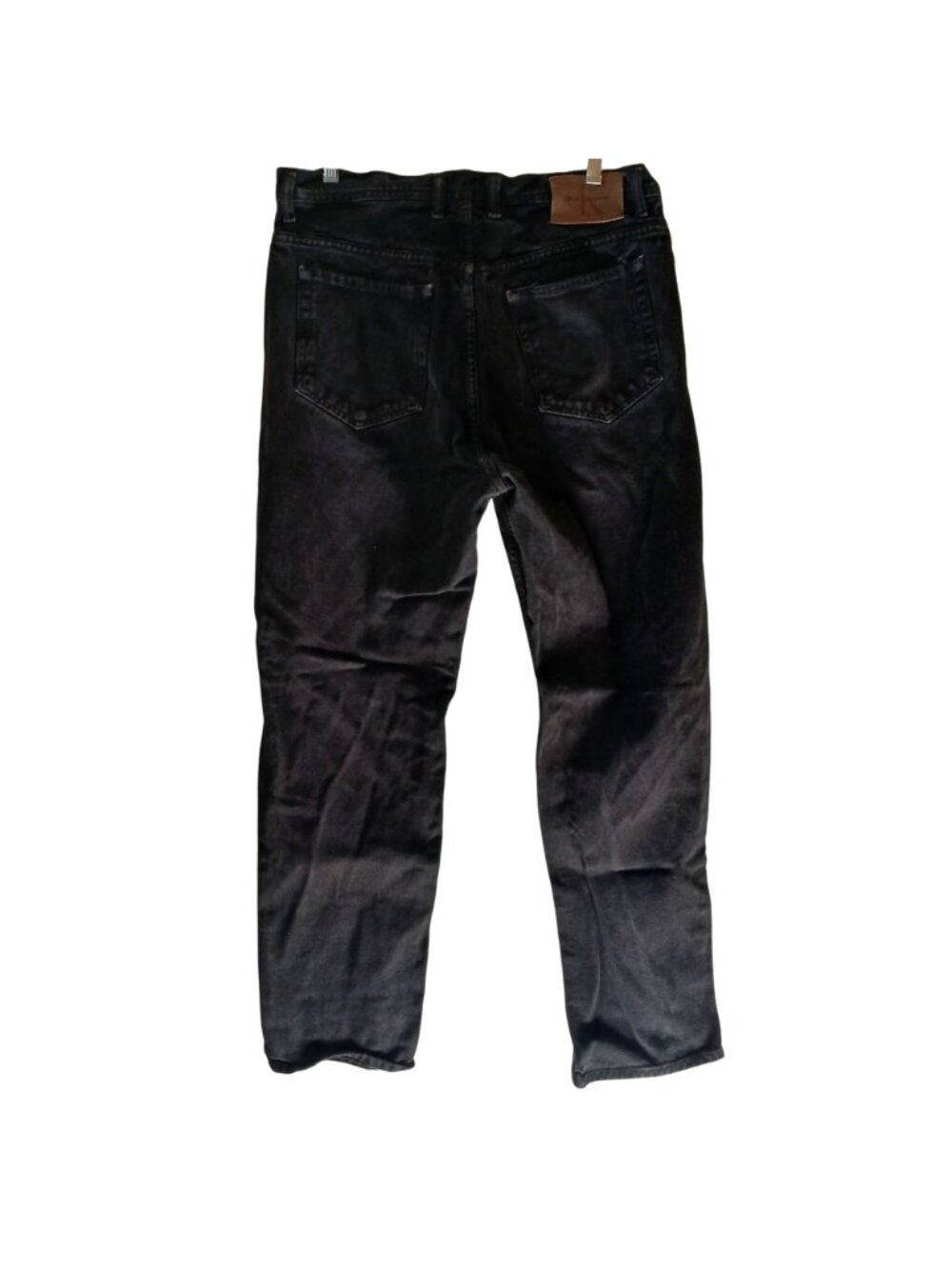 Ck Calvin Klein Jeans Mens Size 34 x 31 Black Broke In Look Feel #T-10 - Picture 6 of 12
